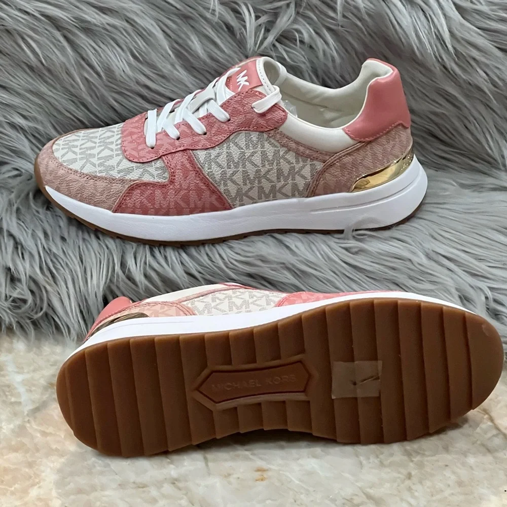 Michael Kors Logo Lace-Up Sneakers - Picture 9 of 17